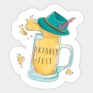 Oktoberfest Beer Sticker